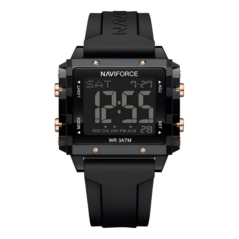 NAVIFORCE - Reloj Naviforce Sport Nf7101 Digital Mujer Goma + Estuche