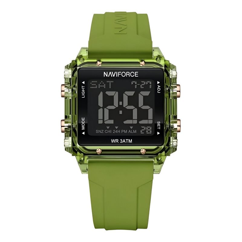 NAVIFORCE - Reloj Naviforce Sport Nf7101 Digital Mujer Goma + Estuche