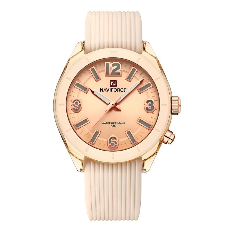NAVIFORCE - Reloj Naviforce Sport Nf7103 Mujer Goma Luz Led + Estuche