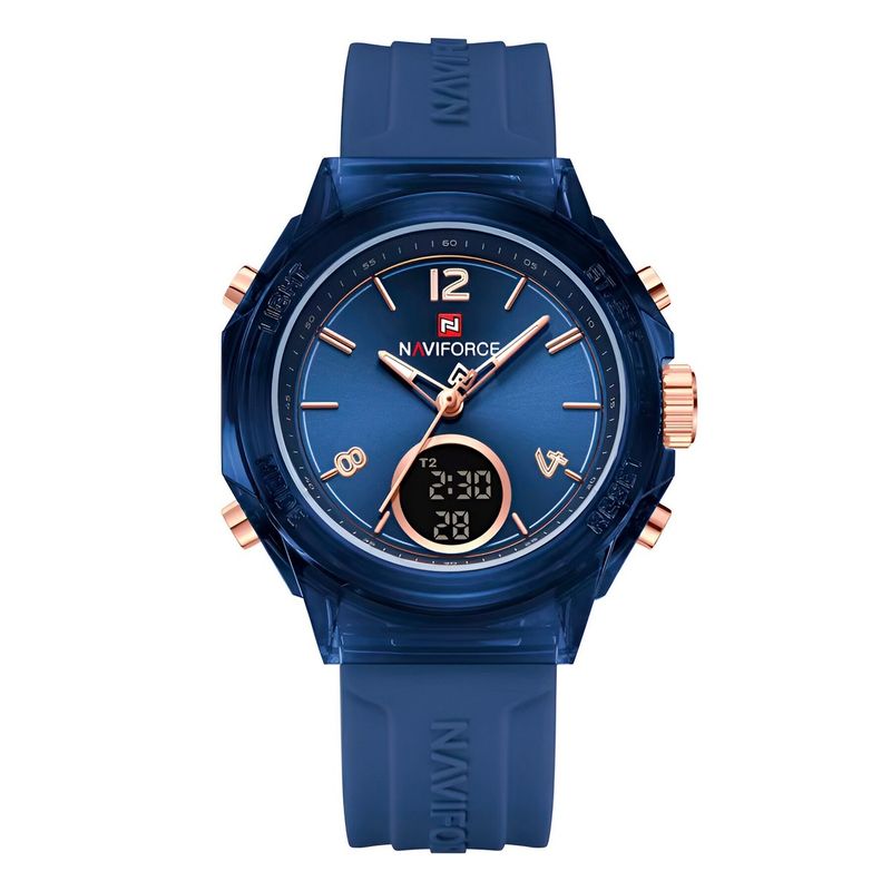 NAVIFORCE - Reloj Naviforce Sport Nf7109 Digital Mujer Goma + Estuche