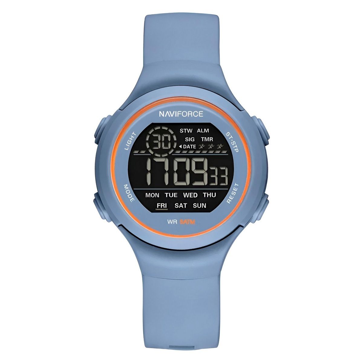 NAVIFORCE - Reloj Naviforce Sport Nf7119 Digital Mujer Goma + Estuche