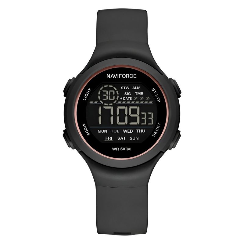 NAVIFORCE - Reloj Naviforce Sport Nf7119 Digital Mujer Goma + Estuche