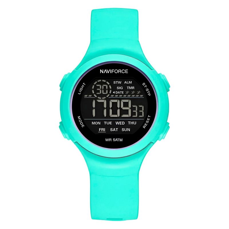 NAVIFORCE - Reloj Naviforce Sport Nf7119 Digital Mujer Goma + Estuche