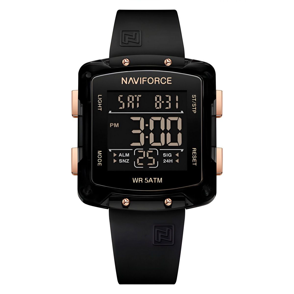 NAVIFORCE - Reloj Naviforce Sport Nf7121 Digital Mujer Goma + Estuche