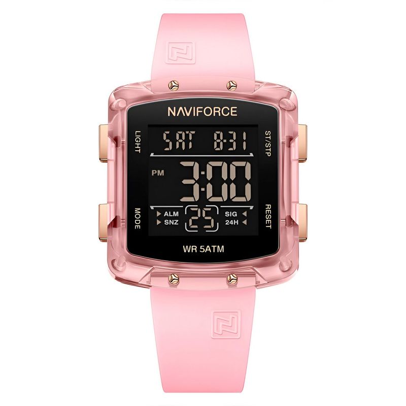 NAVIFORCE - Reloj Naviforce Sport Nf7121 Digital Mujer Goma + Estuche