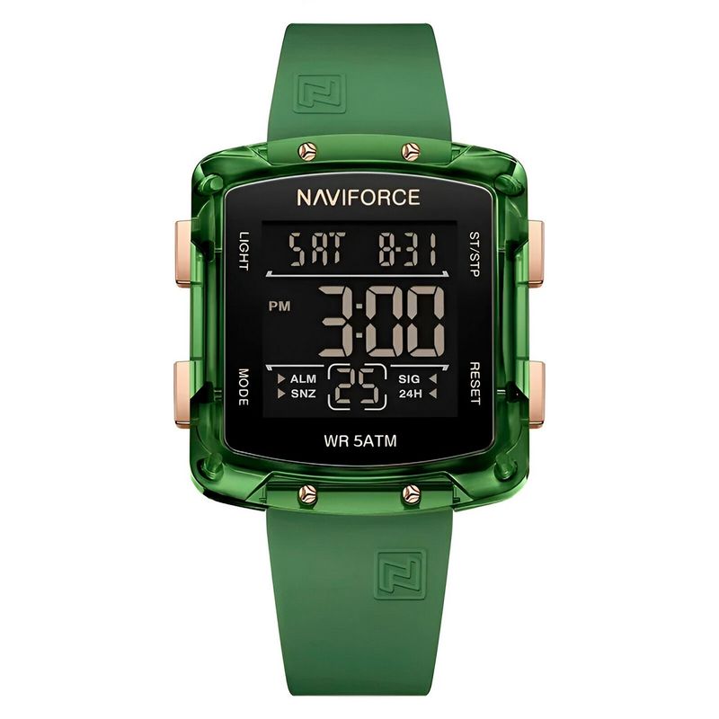 NAVIFORCE - Reloj Naviforce Sport Nf7121 Digital Mujer Goma + Estuche