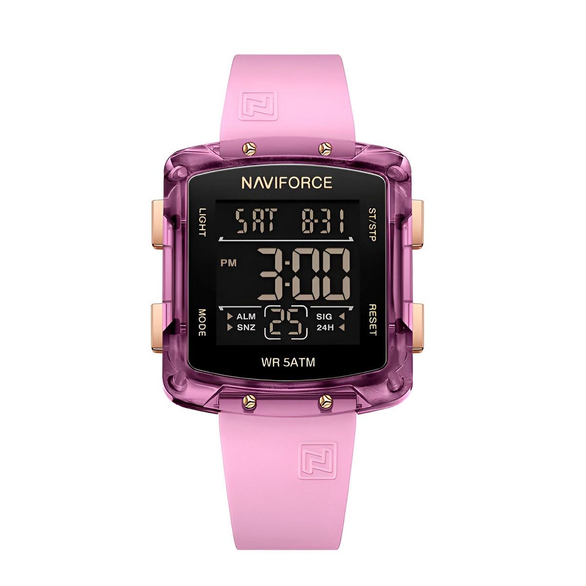NAVIFORCE - Reloj Naviforce Sport Nf7121 Digital Mujer Goma + Estuche