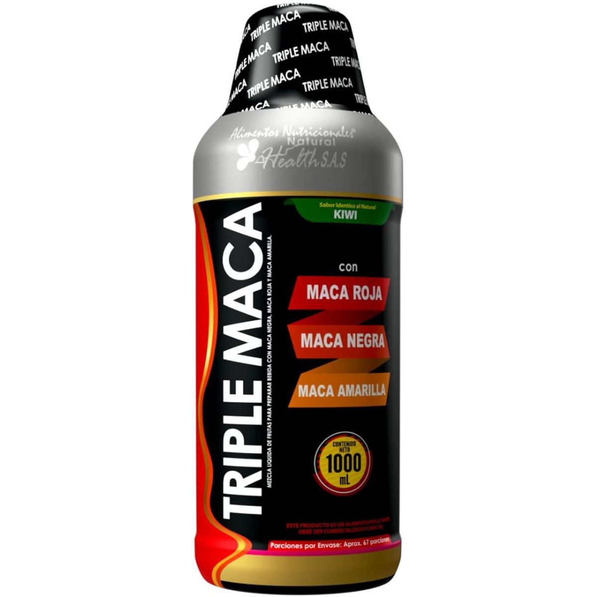 NATURAL ENERGY PRODUCTS - Triple Maca Liquida con Invima x3