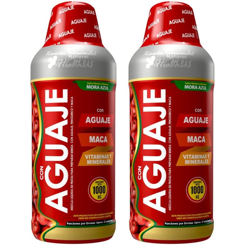 NATURAL ENERGY PRODUCTS - Aguaje y Maca Puro Liquido x2