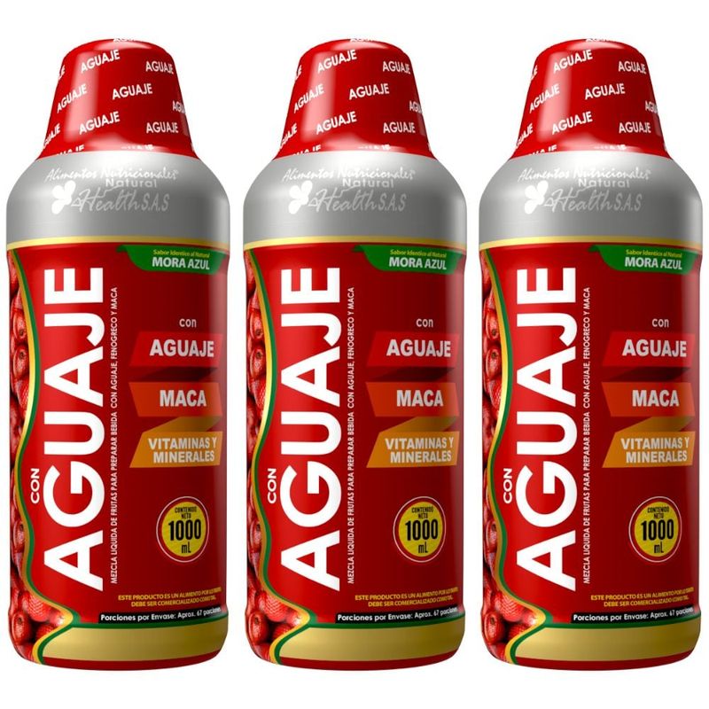 NATURAL ENERGY PRODUCTS - Aguaje y Maca Original x3