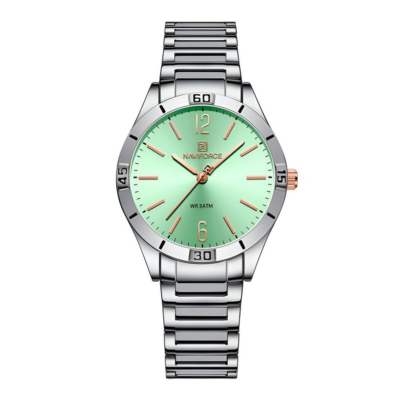 NAVIFORCE - Reloj Naviforce Casual Nf5029 Mujer Acero + Estuche
