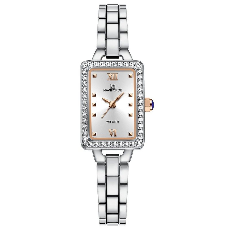 NAVIFORCE - Reloj Naviforce Casual Nf5043 Mujer Acero + Estuche