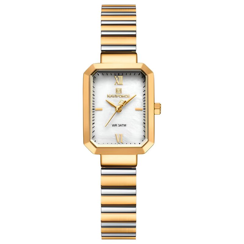 NAVIFORCE - Reloj Naviforce Casual Nf5050 Mujer Acero + Estuche