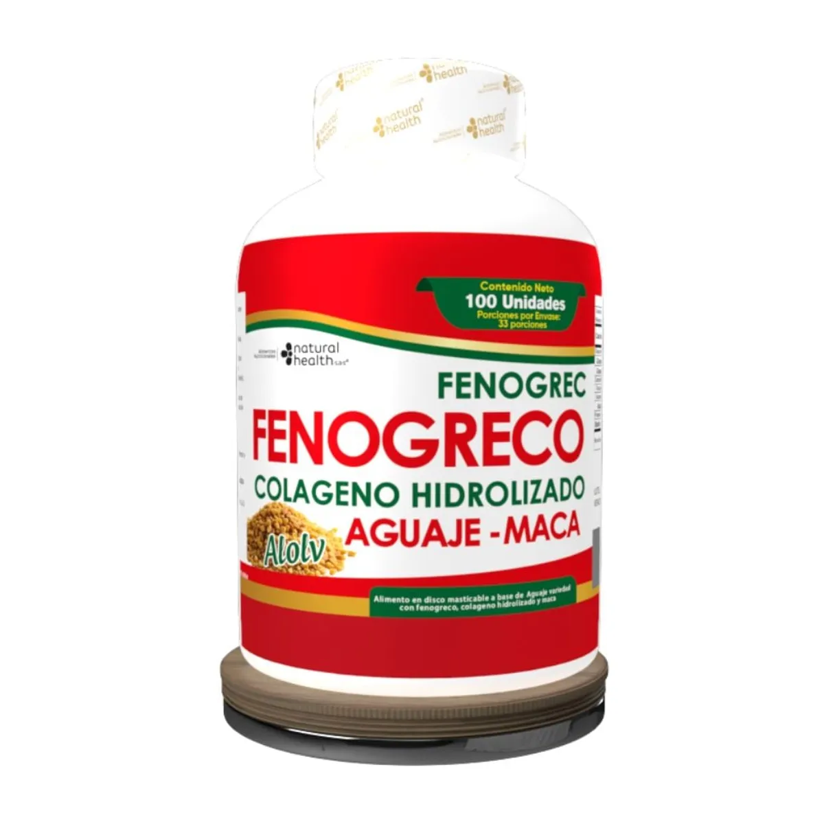 NATURAL ENERGY PRODUCTS - Capsulas de Fenogreco Puro x3