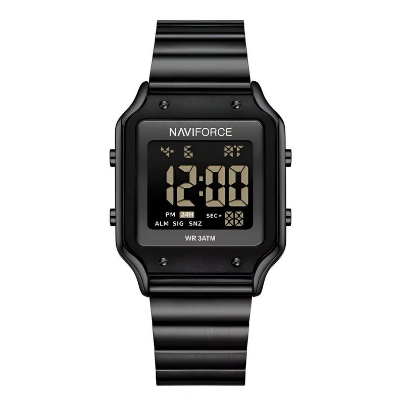 NAVIFORCE - Reloj Naviforce Sport Nf5046 Mujer Digital Acero + Estuche