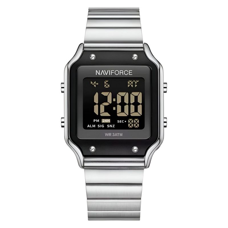NAVIFORCE - Reloj Naviforce Sport Nf5046 Mujer Digital Acero + Estuche