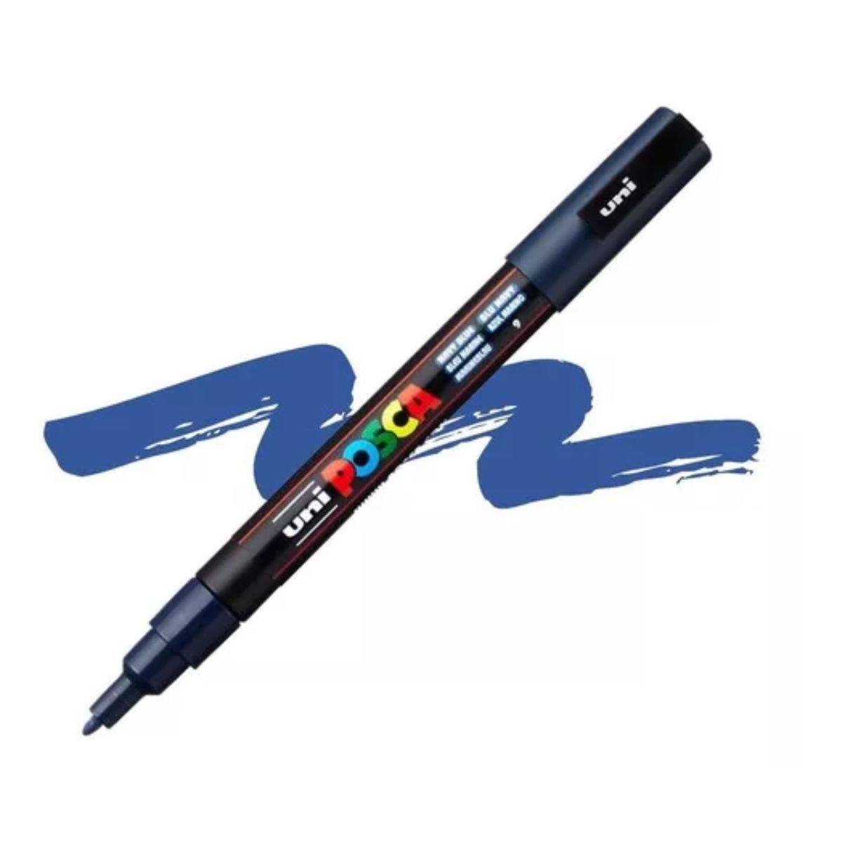 KORES - Marcador De Uni Posca Pc-3m Pintura Acrilica Azul Marino
