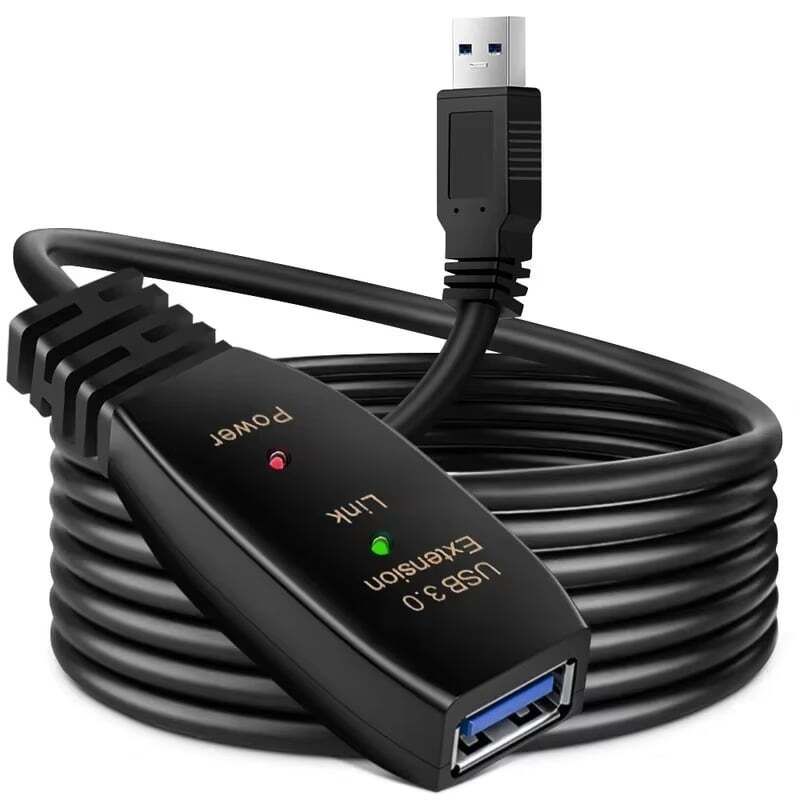 GENERICO - Cable Extensión Usb 3.0 Macho/hembra De 5mts Activa