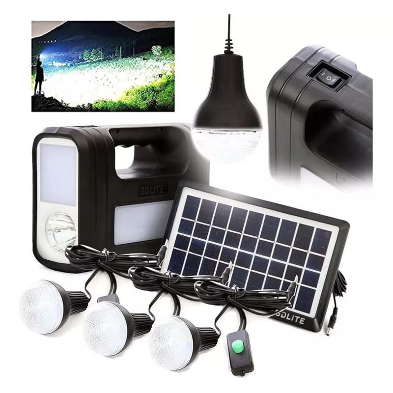 GENERICO - Linterna Luz Led Viaje Camping Pesca Emergencia Viajes