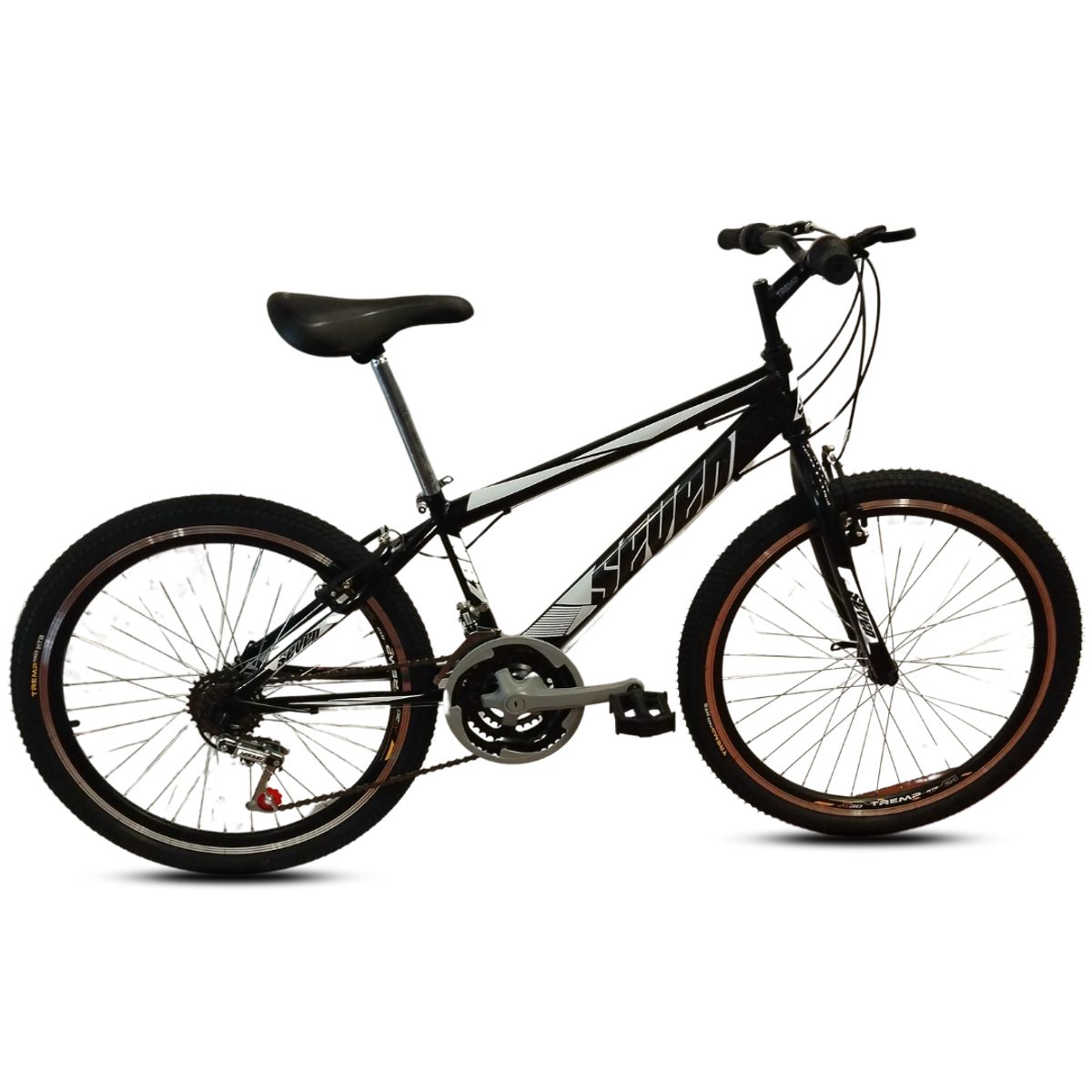 ATILA - Bicicleta Para Niño 24 Rines en Aluminio 18 Cambios Negro