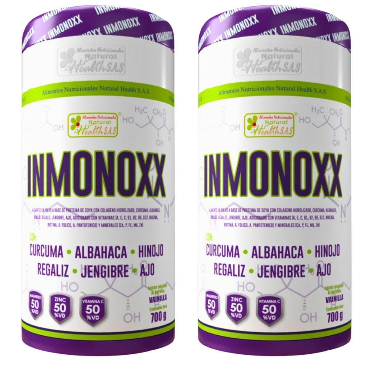 NATURAL ENERGY PRODUCTS - Inmonoxx - Salud Respiratoria x2