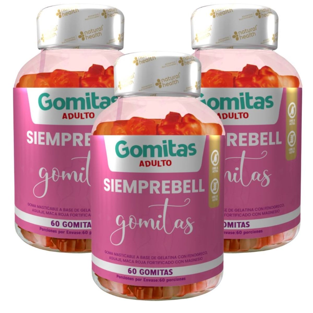 NATURAL ENERGY PRODUCTS - Gomitas BBL - Siempre Bella x3
