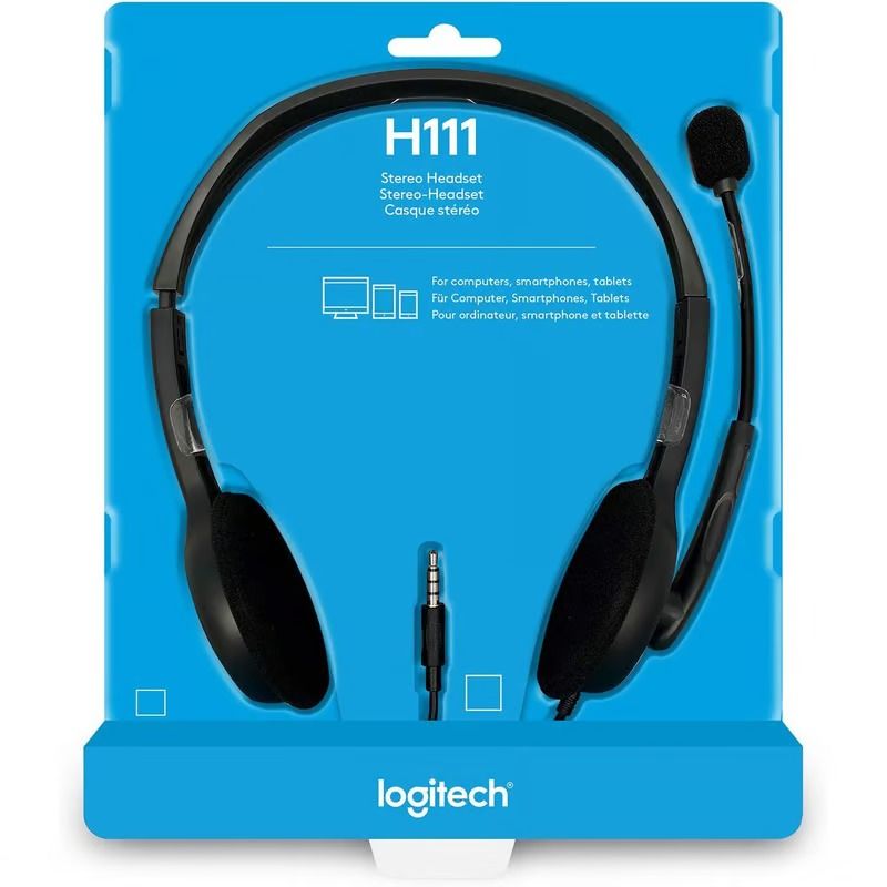LOGITECH - DIADEMA LOGITECH H111 JACK 35MM