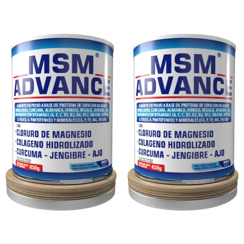 NATURAL ENERGY PRODUCTS - Msm Advance - Movilidad y Bienestar Articular x2