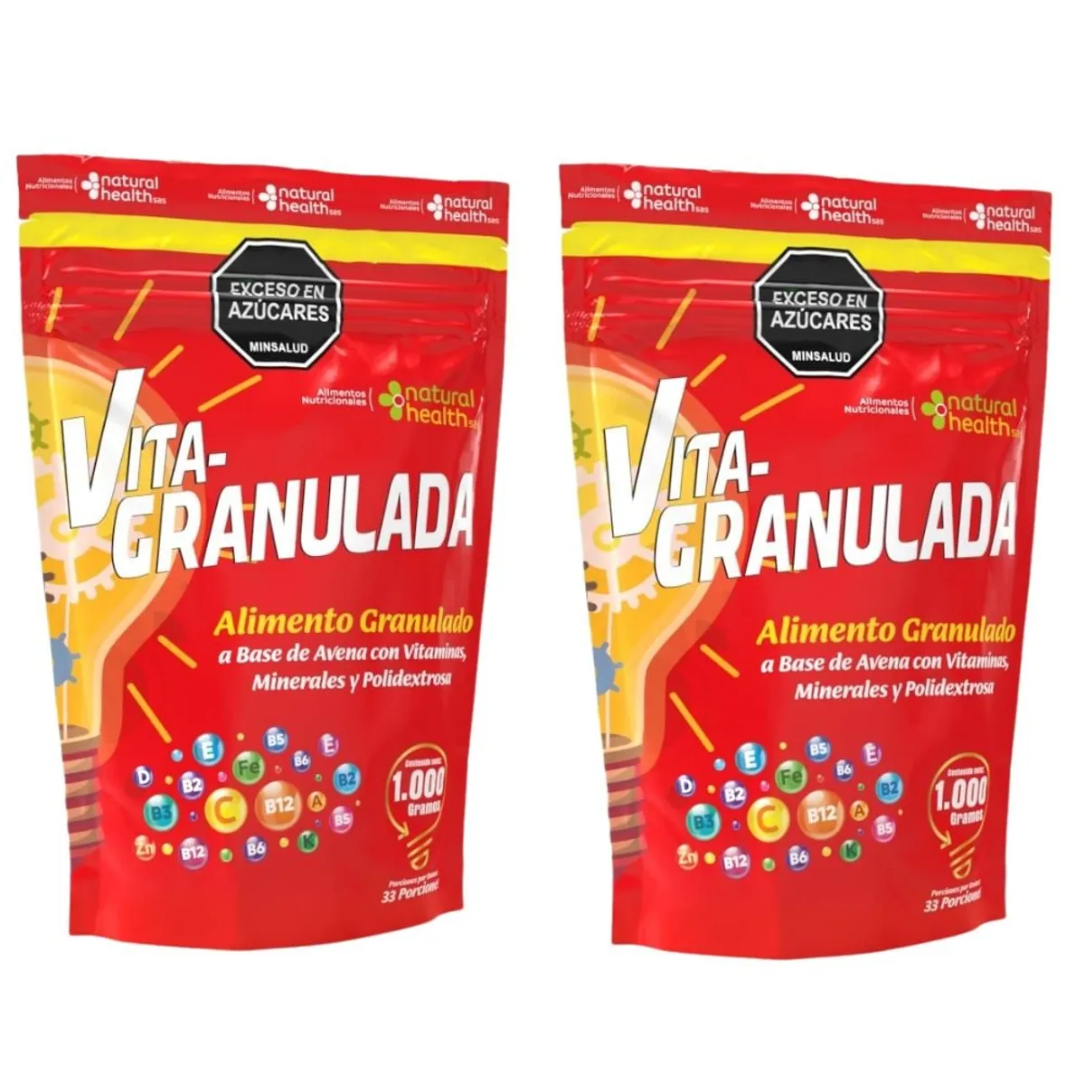 NATURAL ENERGY PRODUCTS - Vita Granulada - Energía Diaria x2