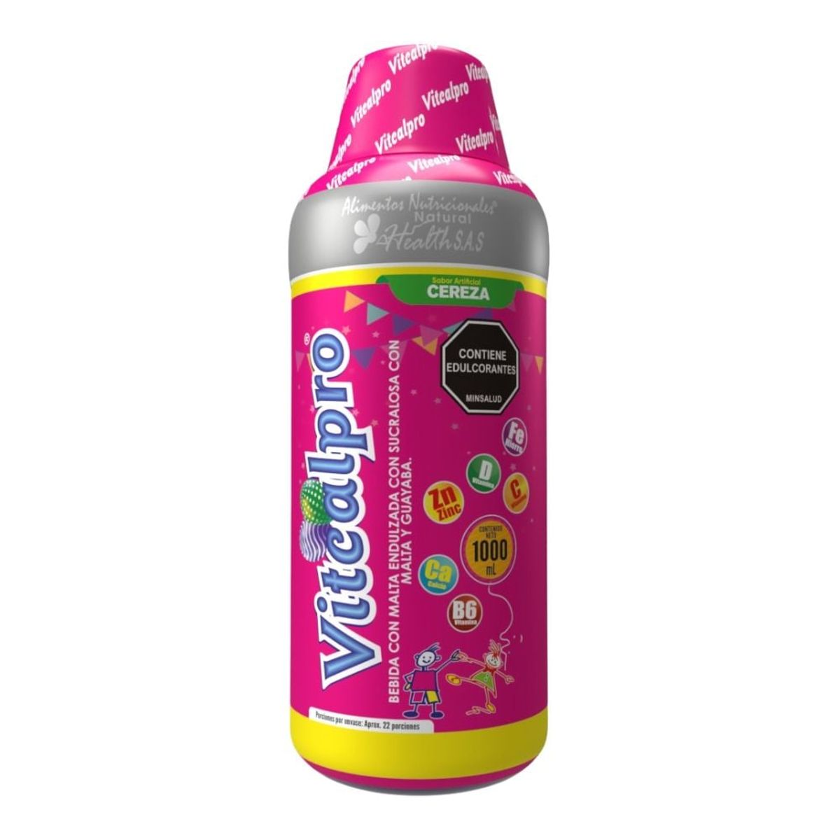 NATURAL MEDICINE - Vitcalpro - Crecimiento y Sistema Inmune x2