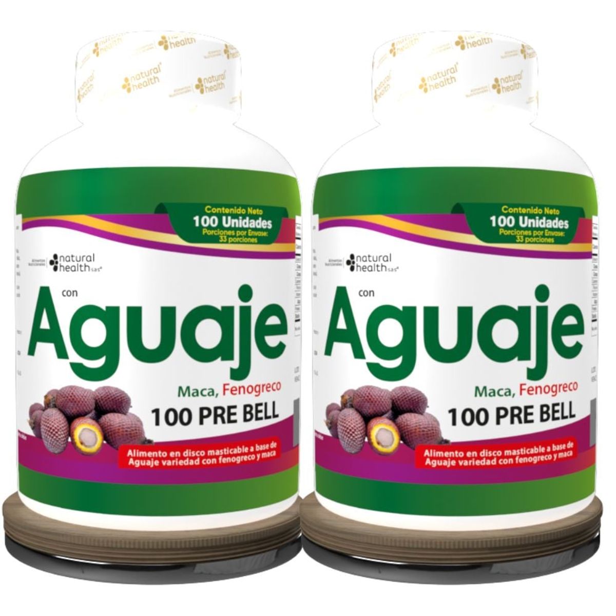 NATURAL ENERGY PRODUCTS - Aguaje de Maca y Fenogreco x2