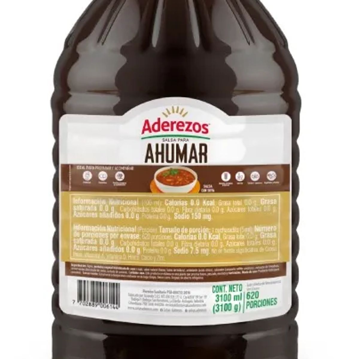ADEREZOS - Salsa Para Ahumar Aderezos X 3100g