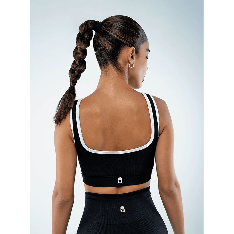 NO RULES - TOP DEPORTIVO CIRCLE NEGRO.