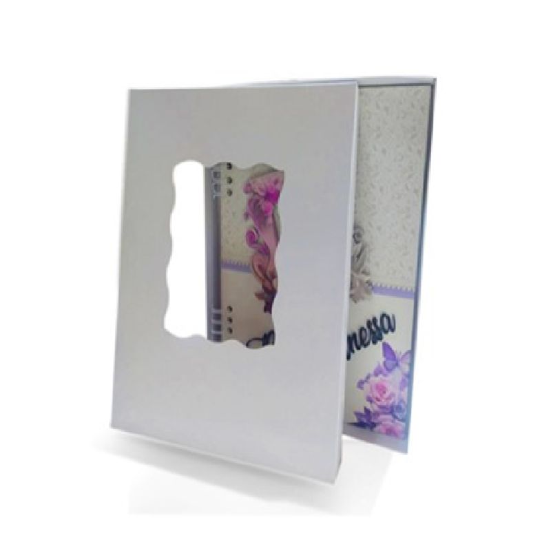GENERICO - Album A1 24cm x 32cm Color Blanco y Lila