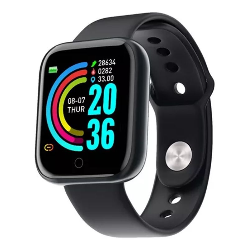 GENERICO - Smart Watch Reloj Inteligente D20 Regalo Niños Hombre Mujer Negro