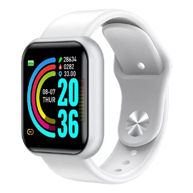 GENERICO - Smart Watch Reloj Inteligente D20 Regalo Niños Hombre Mujer Blanco