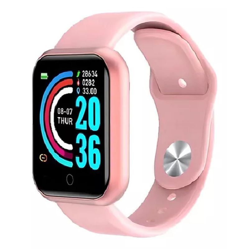 GENERICO - Smart Watch Reloj Inteligente D20 Regalo Niños Hombre Mujer Rosa