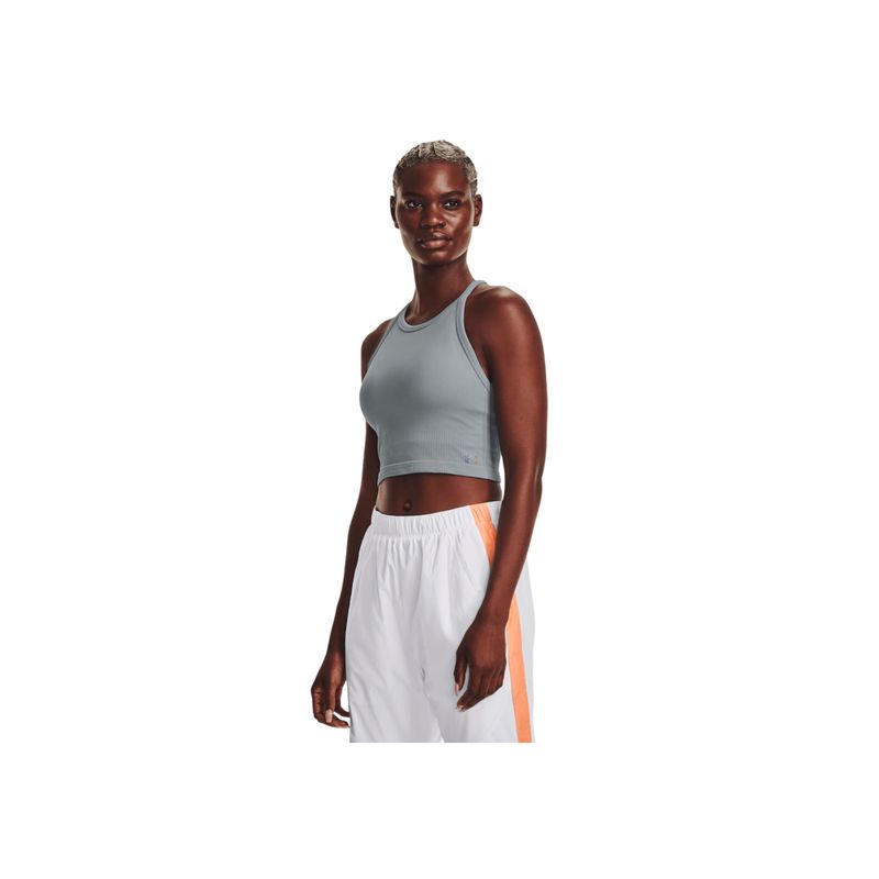 UNDER ARMOUR - Camiseta Mujer UNDER ARMOUR RUSH SEAMLESS TANK Azul UNDER ARMOUR.