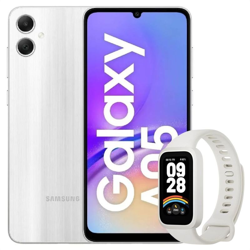 SAMSUNG - Celular Samsung Galaxy A05 128GB /4GB Plt + Band 9 Active Wht