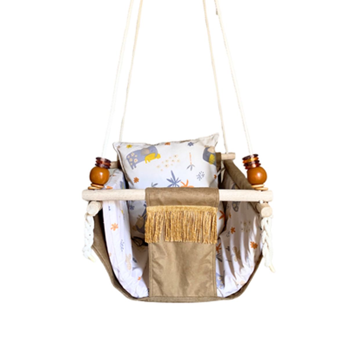 ARTESANAL - Columpio colgante para bebé silla infantil