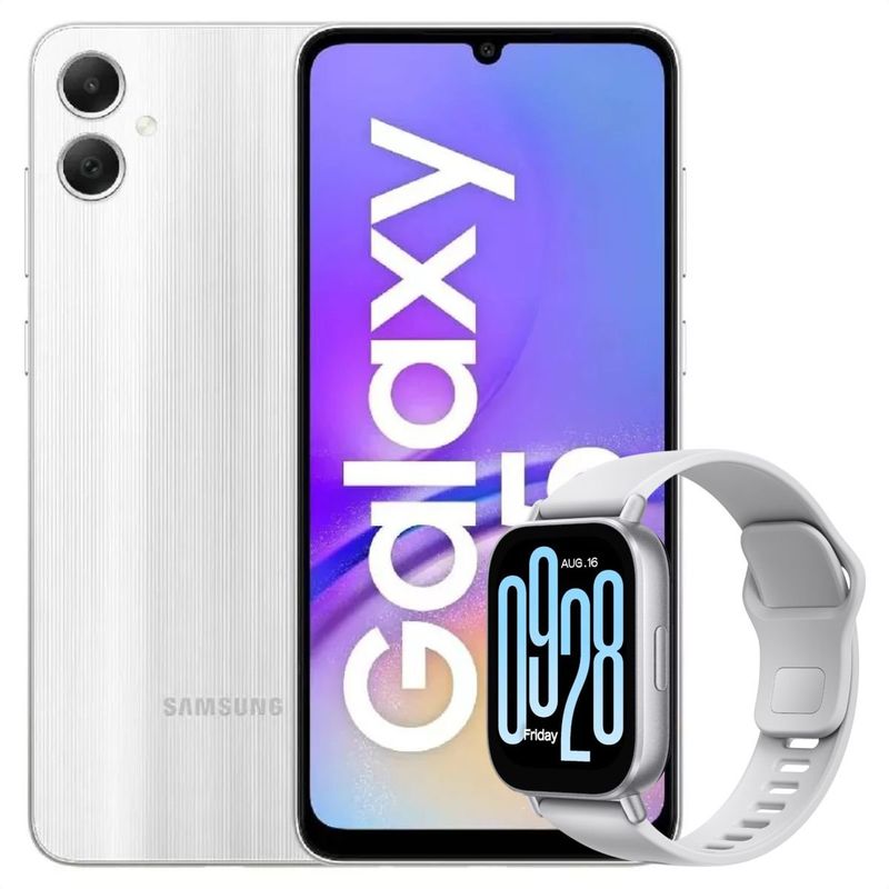 SAMSUNG - Celular Samsung Galaxy A05 128GB /4GB Plt + Watch 5 Active Slv