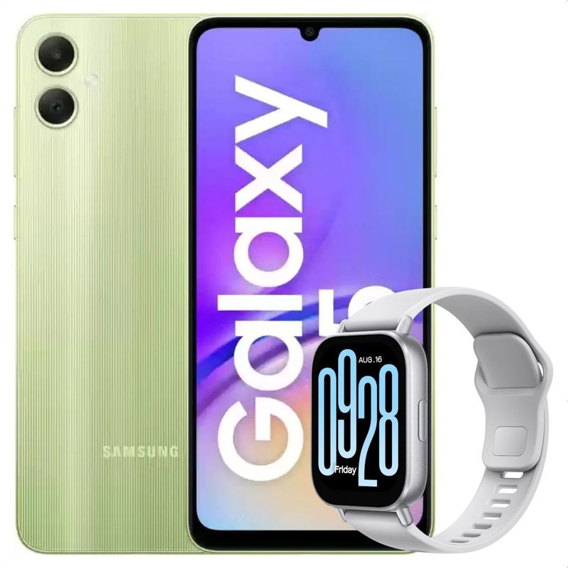 SAMSUNG - Celular Samsung Galaxy A05 128GB /4GB Vrd + Watch 5 Active Slv