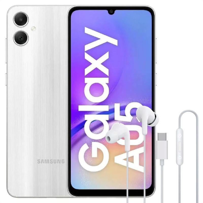 SAMSUNG - Celular Samsung Galaxy A05 128GB 4GB Plt + Audífonos Tipo C Wht