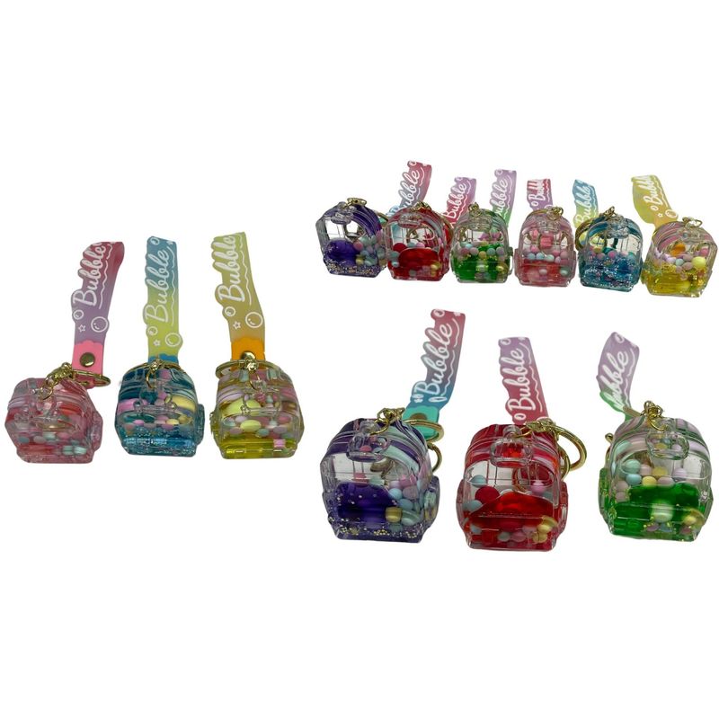 MAZUGI - Llavero De maleta morral 6 Opciones 1xund Colores Brillantes