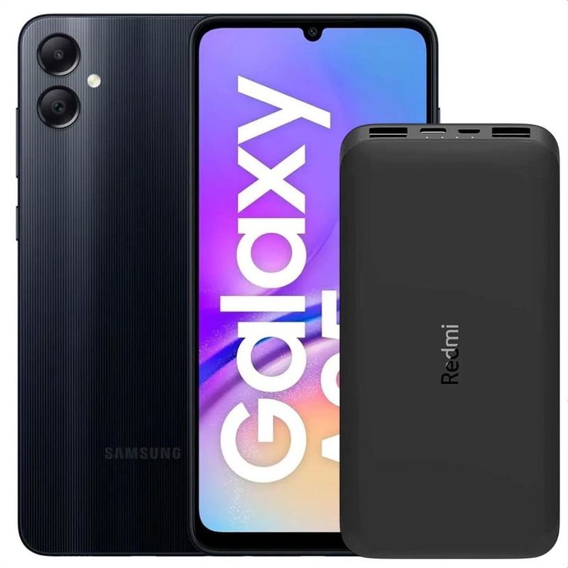 SAMSUNG - Celular Samsung Galaxy A05 128GB /4GB Blk + Power Bank 10000