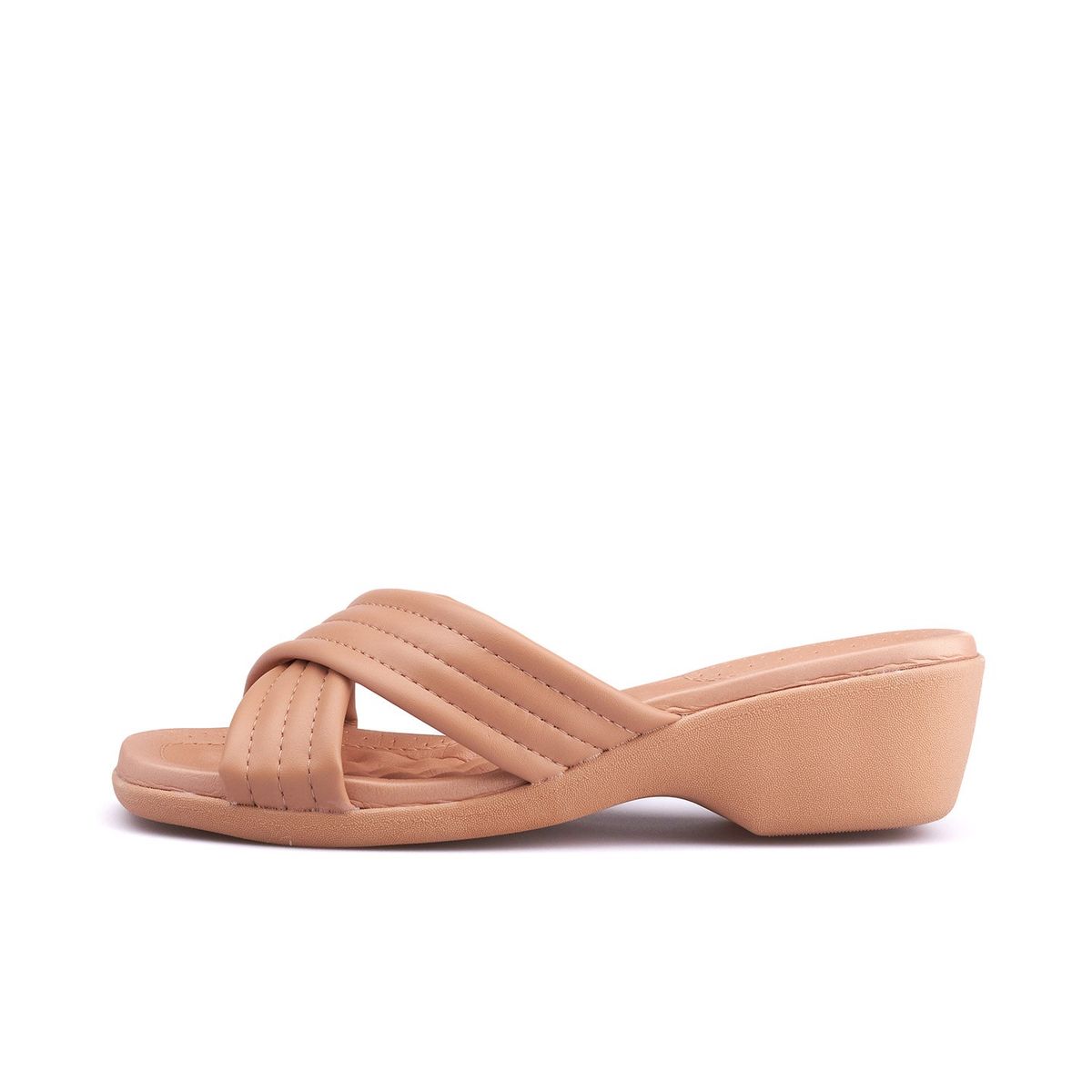 BEIRA RIO - Sandalia para mujer con altura Beira Rio 0228527-101NUDE