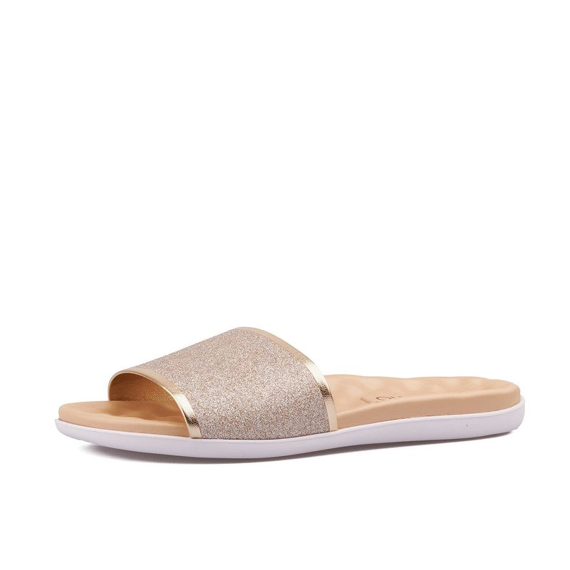 BEIRA RIO - Price Shoes Sandalia plana Mujer 0228360-353DORADO