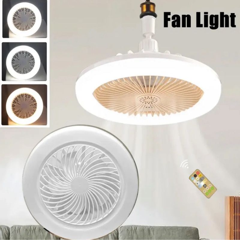 GENERICO - Bombillo Ventilador Led 2 en 1