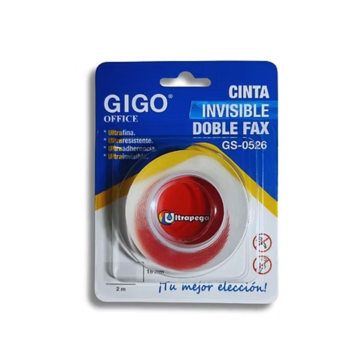 GENERICO - Cinta Doble Faz Ultra Invisible