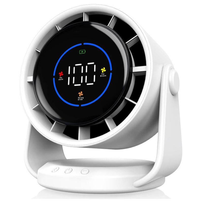GENERICO - ventilador de escritorio silencioso para montaje en pared pantalla digital